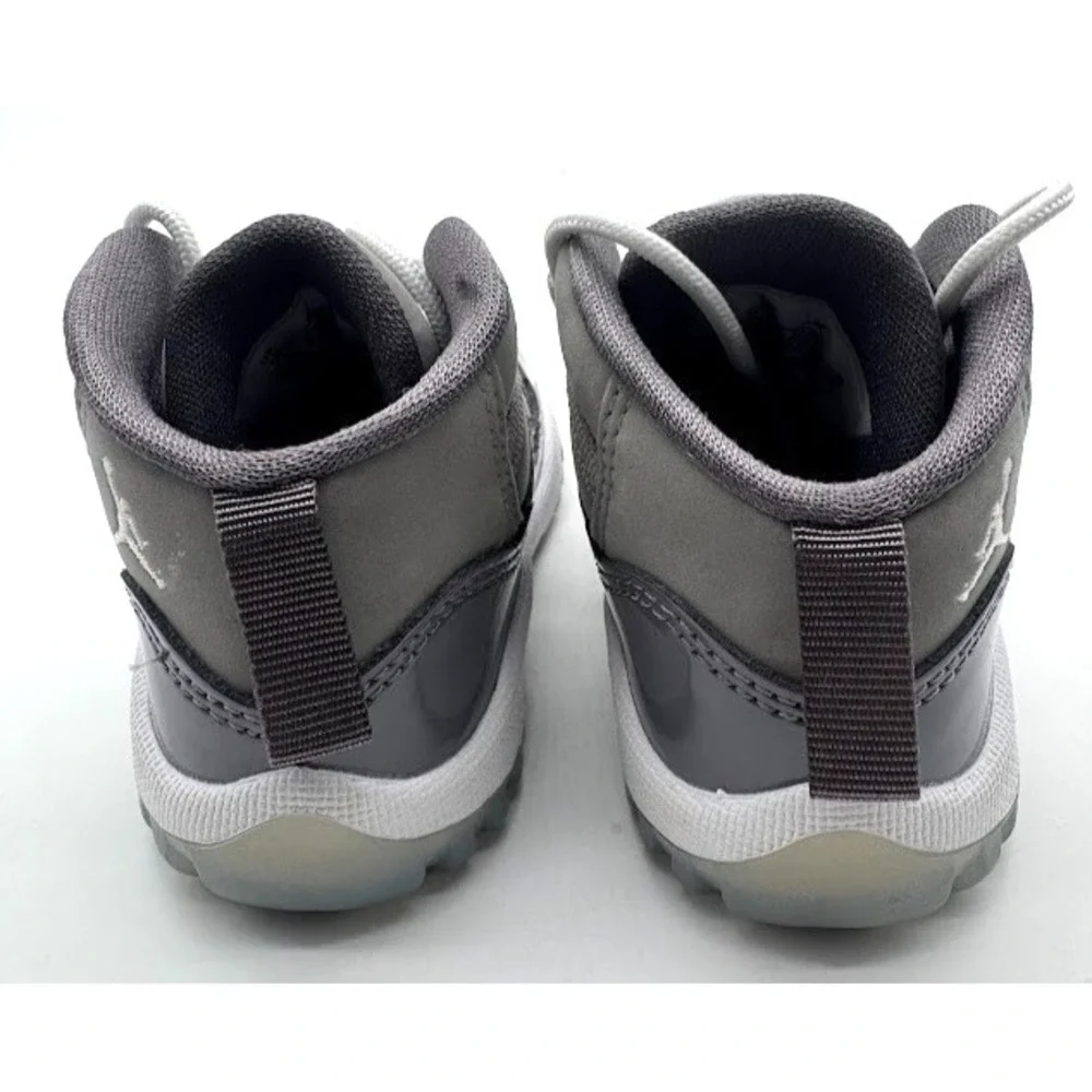 Nike Air Jordan 11 Retro Little Flex TD Cool Grey White 378040-005 Toddler 5C